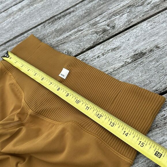 Vuori Rib Studio Legging size XL NWT DARK GOLDEN Women's Performance Leggings - Picture 5 of 7